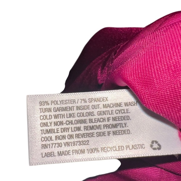 Wild Fable Magenta Velvet Mini Dress Size Small - Picture 4 of 4